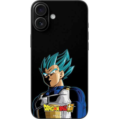 Dragon Ball Super Vegeta iPhone 16 Plus Skin